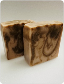 Rose and pink clay soap